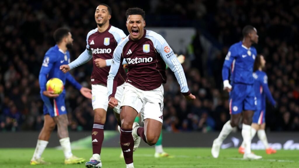 El Aston Villa sorprende y vence al Chelsea gracias a Ollie Watkins