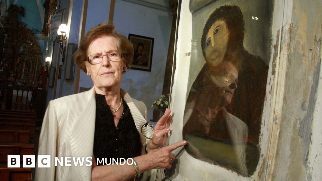 Fallece la española que alcanzó fama internacional por la fallida restauración del fresco del Ecce Homo.
