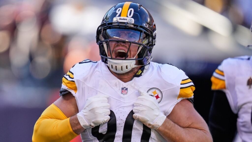Los Steelers podrían contar con la presencia de T.J. Watt frente a los Ravens