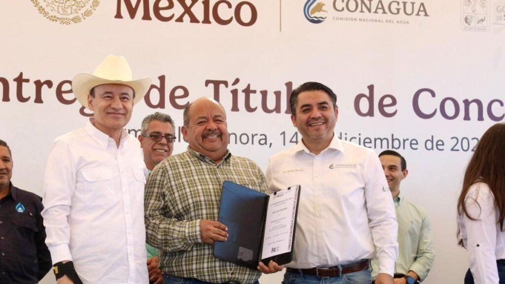 Sonora da un paso adelante con la nueva legislación del agua al otorgar concesiones a agricultores