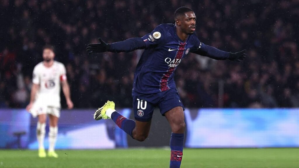 Con un deslumbrante Dembélé, el PSG arrasó al Lille y se posiciona como líder de la Ligue 1