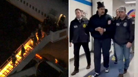 Maduro y su esposa aterrizan en Nueva York tras las declaraciones de Trump sobre la transición en Venezuela