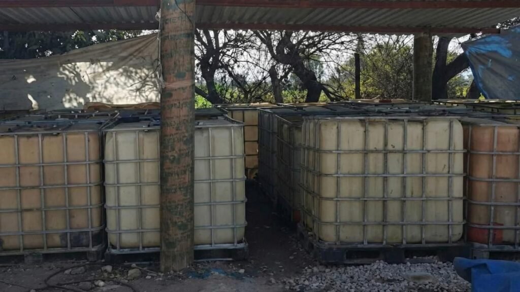 Aseguran 133,000 litros de huachicol en Hidalgo en operativos semanales