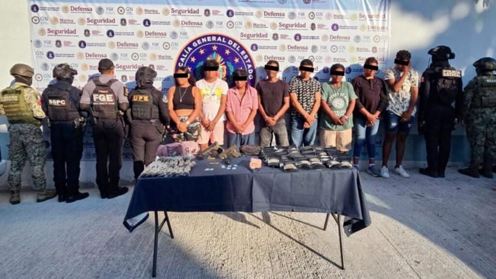 Desarticulan a ocho miembros de una banda delictiva en Acapulco