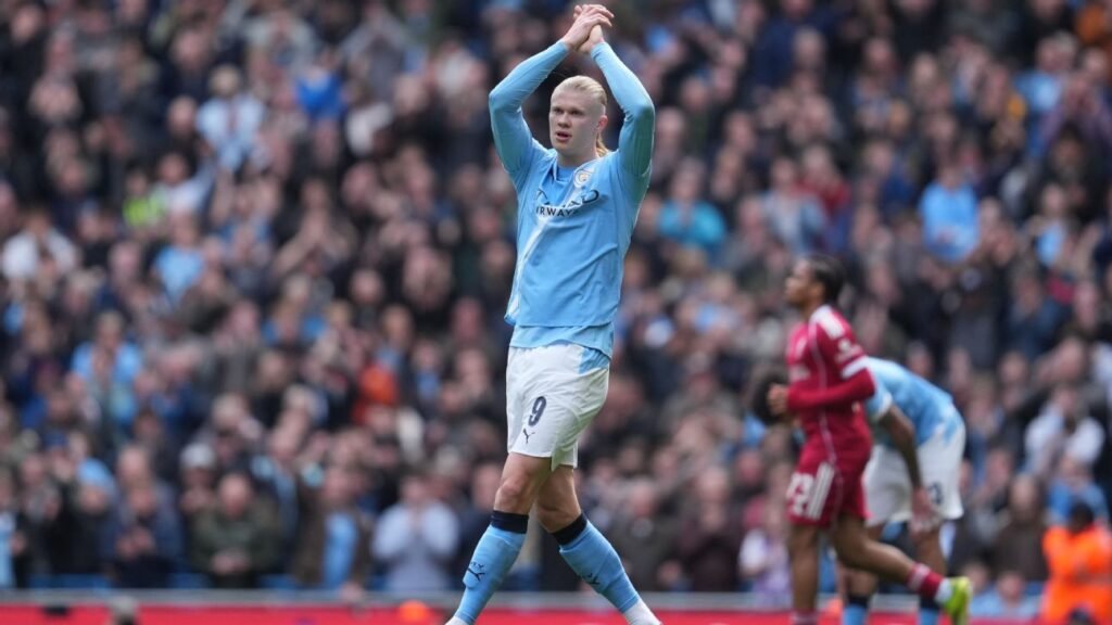 El City humilló al Liverpool con un triplete de Erling Haaland