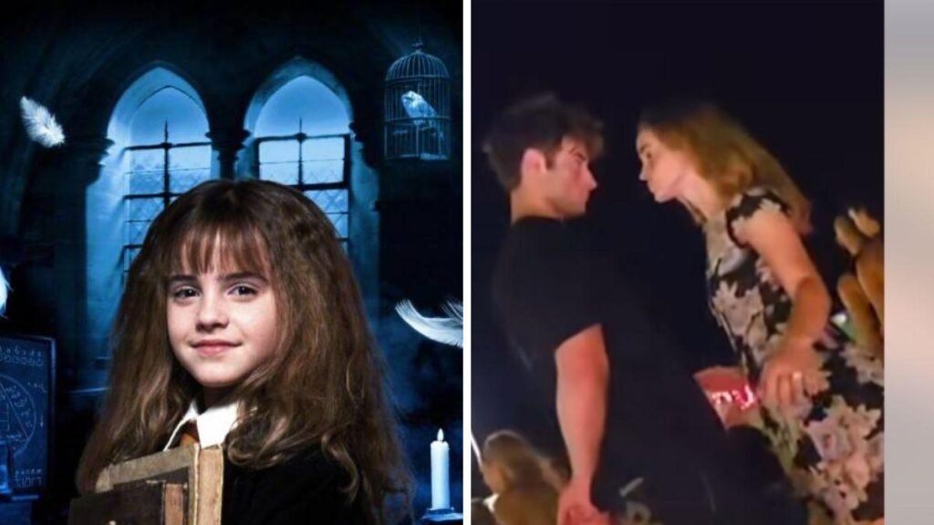 Emma Watson sorprende en Ibiza: baila animadamente con un joven durante la noche.