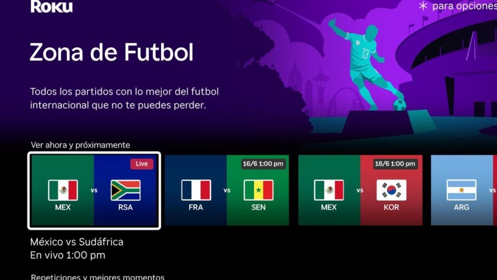 Menos búsquedas, más emociones: así se vivió la pasión del fútbol en Roku con la afición mexicana.