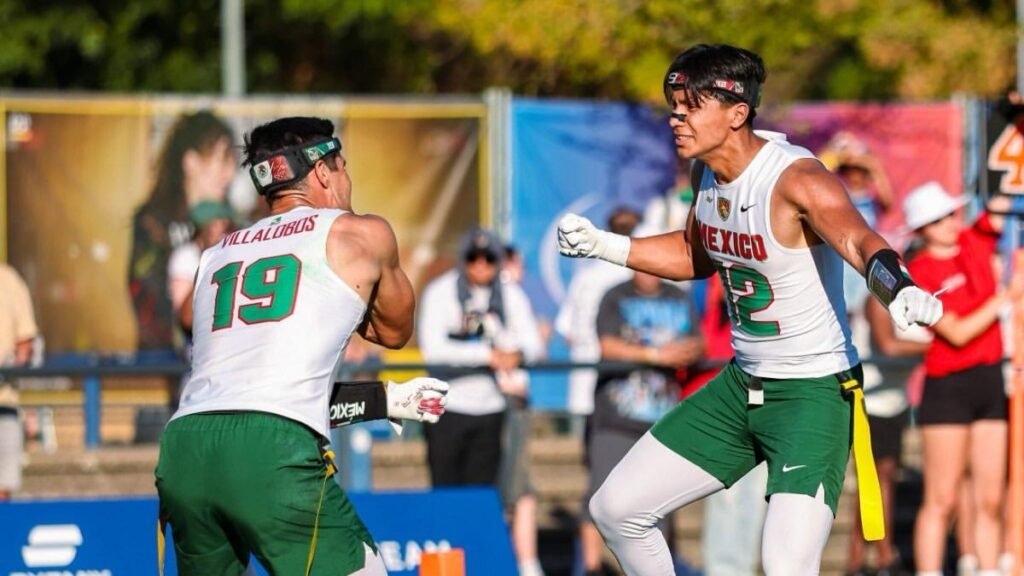 Tri varonil continúa imbatible hacia los Cuartos de Final del Mundial de Flag Football 2026