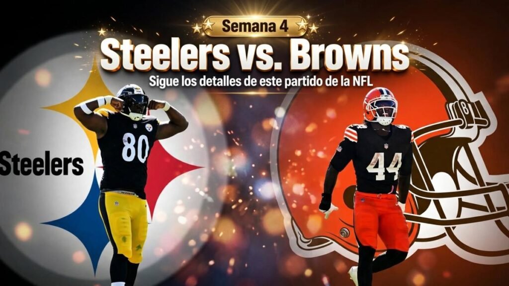 Steelers y Browns en directo: Sigue toda la acción del partido de la Semana 4 de la NFL